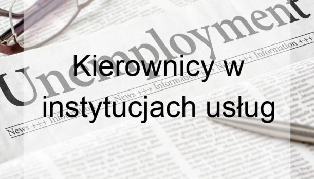 Kierownicy w instytucjach usług wyspecjalizowanych gdzie indziej niesklasyfikowani – bezrobocie