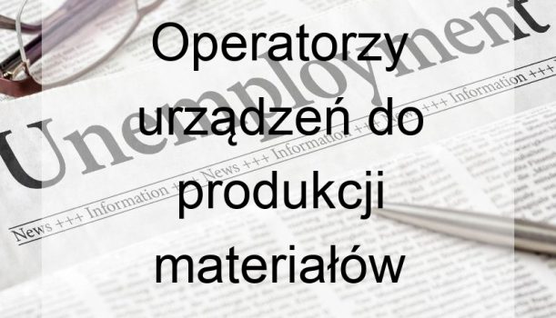 Operatorzy urządzeń do produkcji materiałów światłoczułych i obróbki filmów – bezrobocie