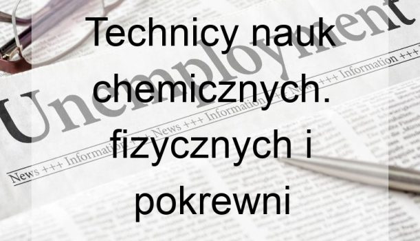 Technicy nauk chemicznych. fizycznych i pokrewni – bezrobocie
