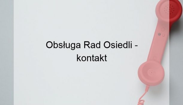Obsługa Rad Osiedli – kontakt