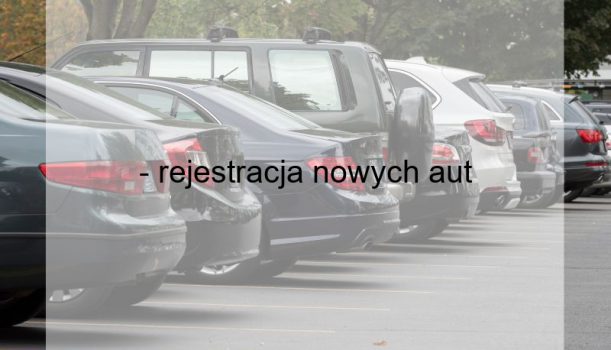 – rejestracja nowych aut
